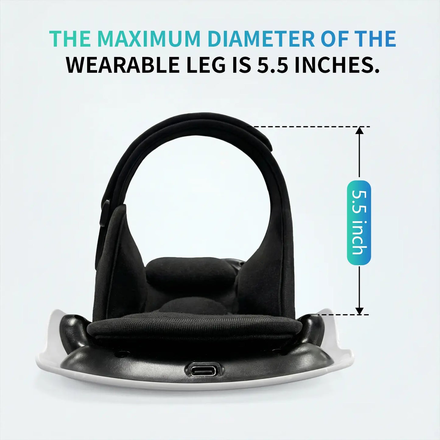 Knee Massager,Cordless Knee Massager and Vibration,Adjustable Temperature Knee Massager with Clear Visible LED Screen Comfort