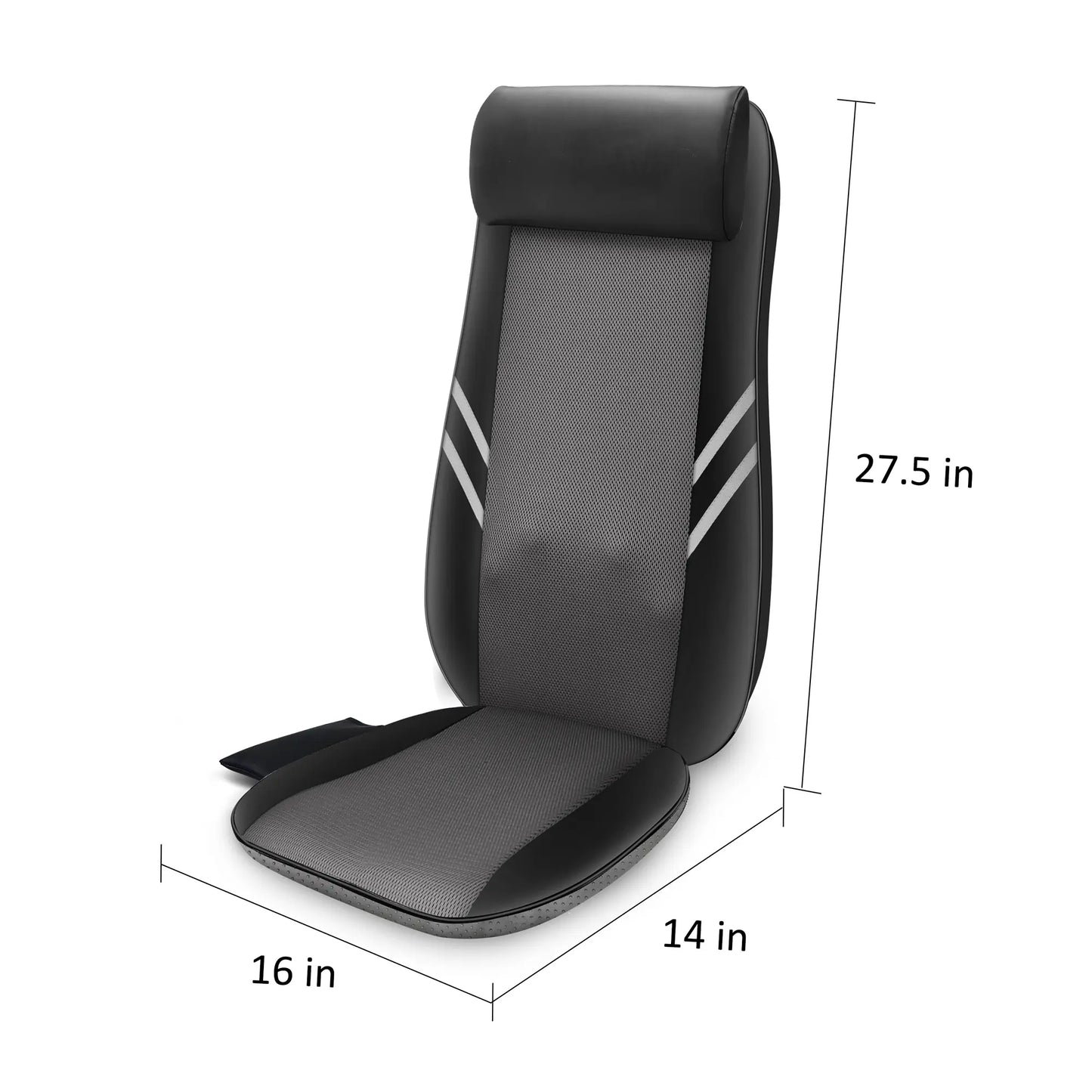 Snailax Back Massager with Heat Shiatsu Massage Seat Cushion - 2D/3D 2-In-1 Modes Back Massager with Heat Adjustable Gifts for Women/Men